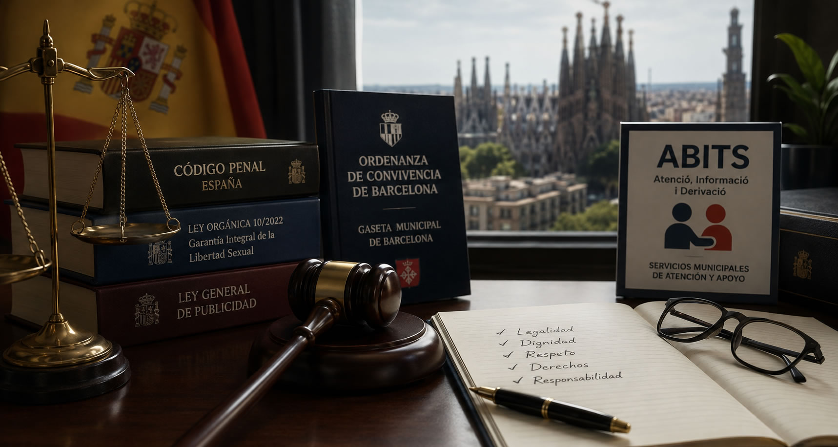 Redaktionelle Darstellung des in Barcelona geltenden rechtlichen Rahmens